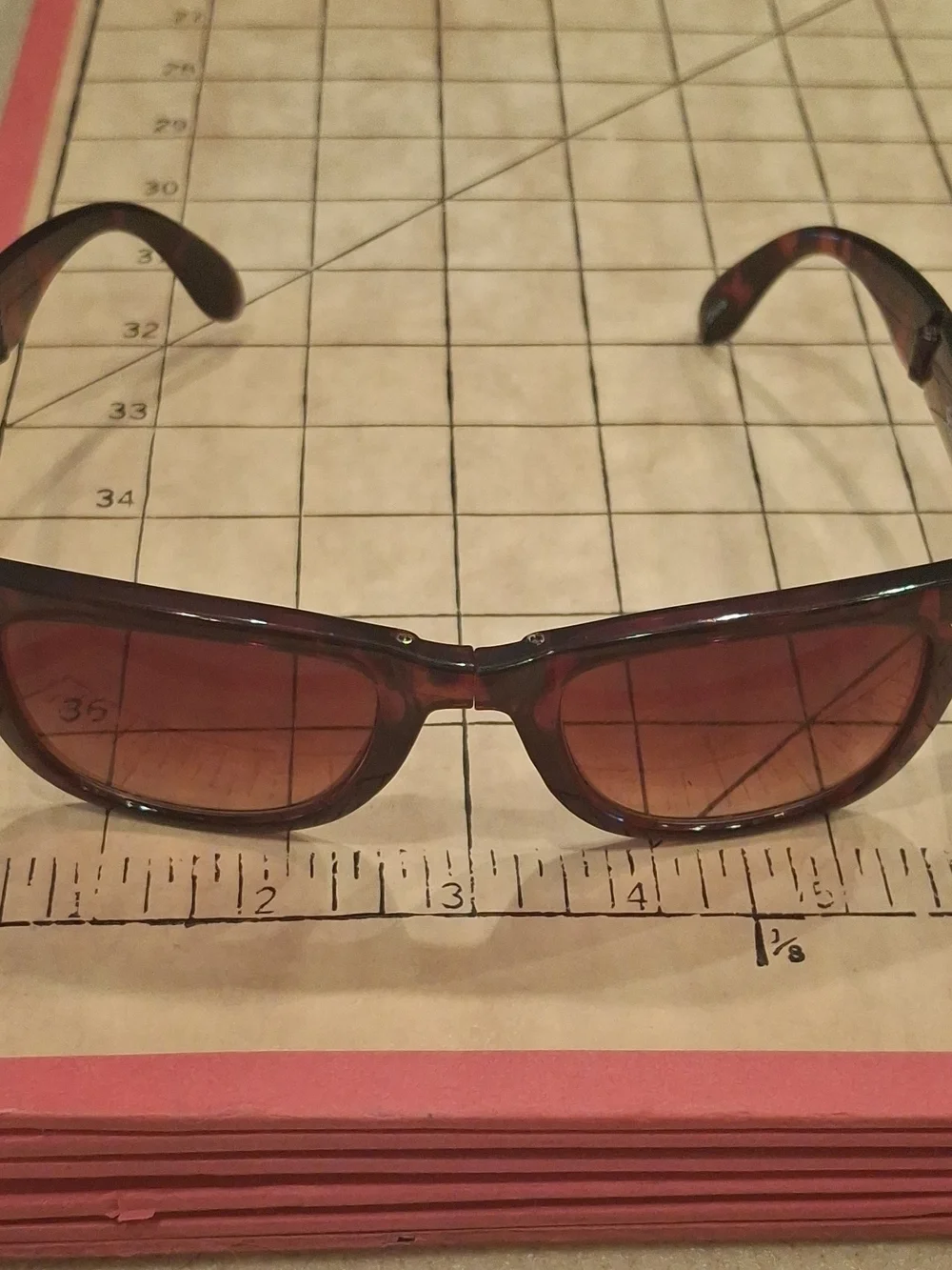 Men’s Brown Foldable Sunglasses - Classic Brown Frame